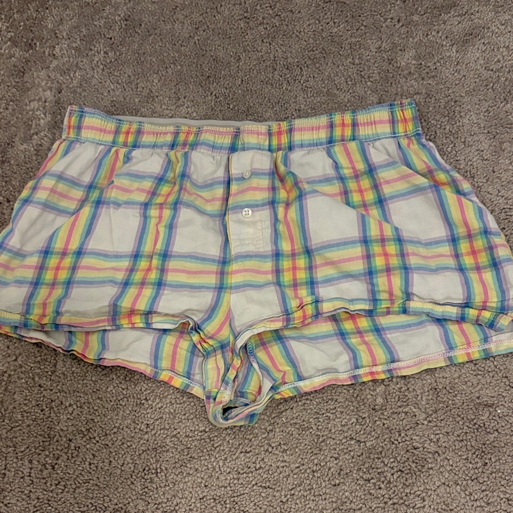 Colorful Plaid Boxer Shorts